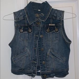 vest jean jacket